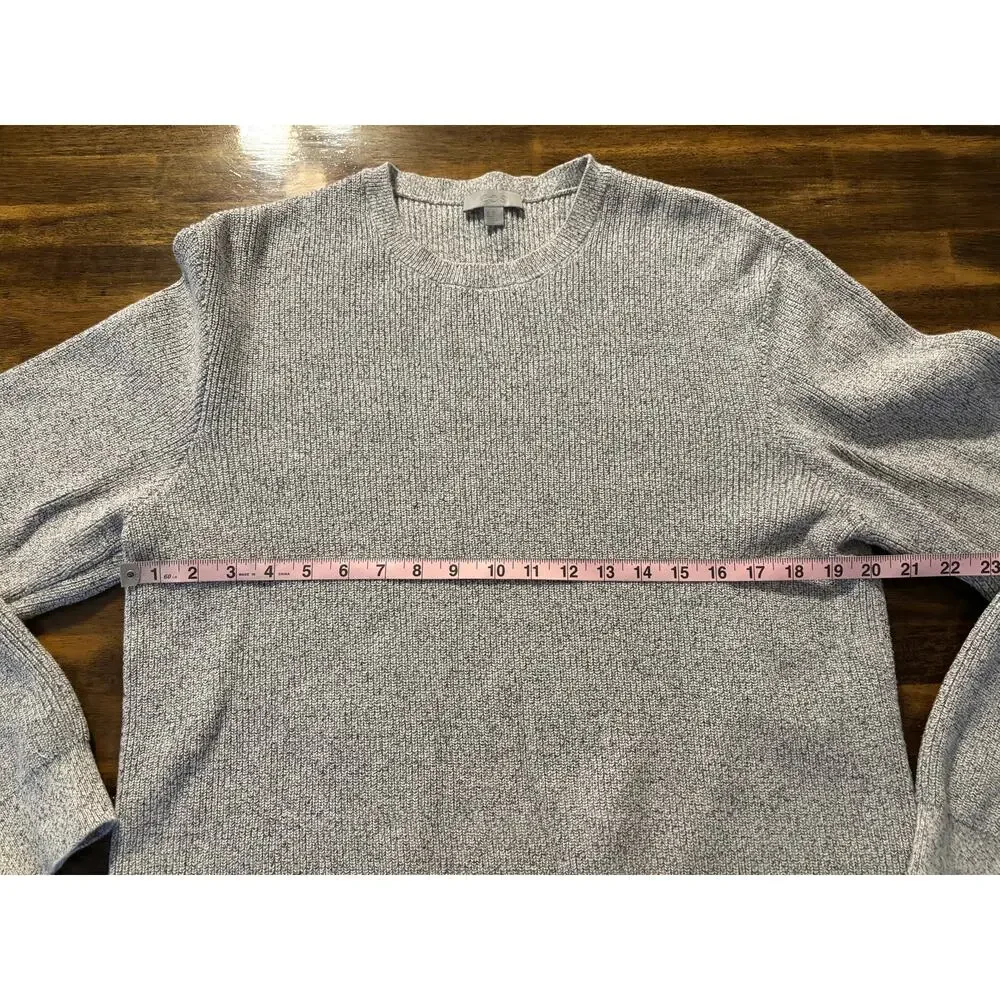 COS Women's XL Sweater Crew Neck 100% Cotton Knit Pullover Long Sleeve